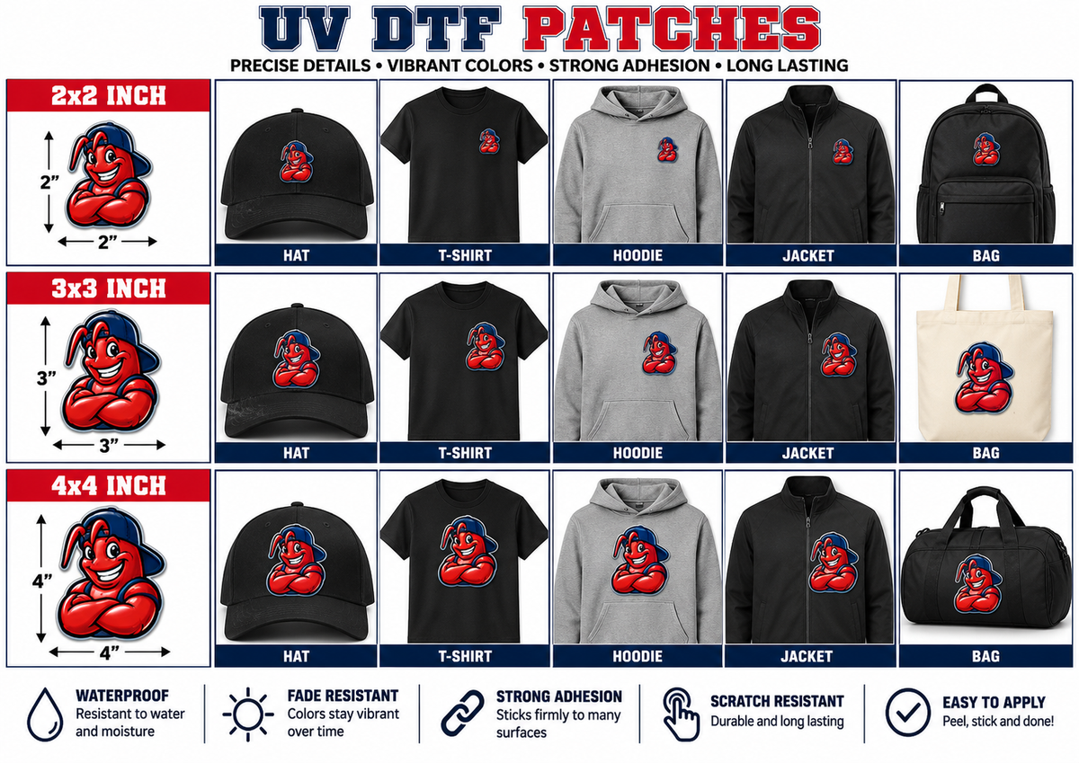UV Raised Patches