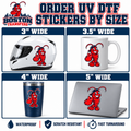 UV DTF Stickers by Size